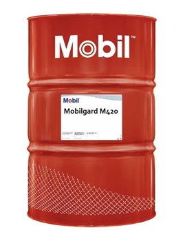 Mobilgard M420 Vat 208 liter voorkant
